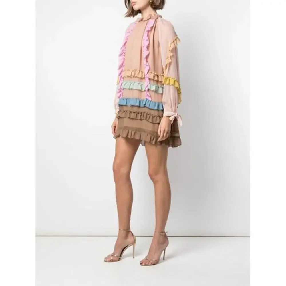 Cynthia Rowley Avery Mini Ruffle Dress